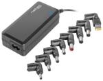NATEC Temera 70W laptop töltő fekete NZU-1561 (NZU-1561)