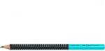 Faber-Castell Jumbo Grip háromszögletű kéttónusú HB grafitceruza fekete-türkiz (FC511912)
