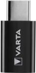 VARTA Micro USB 2.0 Type C Átalakító Fekete 30cm 57945101401 (57945101401)