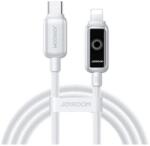 JOYROOM USB 2.0 Type C Lightning Töltő/adat Fehér 1.2m S-A55 C-L 30W 1.2M WHITE (S-A55 C-L 30W 1.2M WHITE)