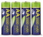 Gembird Rechargeable Ni-MH ceruza akku (AA) 2000mAh 4db (EG-BA-AA20R4-01)