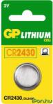 GP Batteries CR2430 Lithium gombelem (CR) 1db (GPCR2430-7C1)