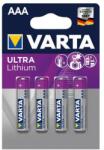 VARTA Ultra mikro ceruza elem (AAA) 4db (6103301404)