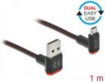 Delock USB Micro USB Átalakító Fekete 1m 85266 (85266)