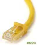 StarTech UTP CAT6 Összekötő Sárga 1m N6PATC1MYL (N6PATC1MYL)