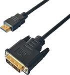 YENKEE HDMI DVI-D Átalakító Fekete 2m YCH 515 (YCH 515)