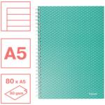 Esselte Colour Breeze spirálfüzet A5 vonalas zöld (628472)