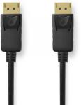 Nedis DisplayPort 1.4 Összekötő Fekete 2m CCGL37014BK20 (CCGL37014BK20)