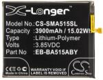 Cameron Sino Samsung A51 5G CAMERON SINO Li-Polymer akku 3.85V/3900mAh Samsung EB-BA515ABE kompatibilis FEKETE (CS-SMA515SL)