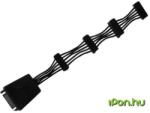 SilverStone SATA táp Tápkábel Fekete 19cm SST-CP06-E4 (SST-CP06-E4)