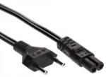 Akyga 230V Piskóta Tápkábel Fekete 50cm AK-RD-04A (AK-RD-04A)