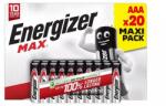 Energizer Max Mikro ceruza elem (AAA) 20db