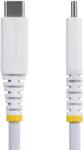 StarTech USB 2.0 Type C Összekötő Fehér 15cm USB2CC15CMNCBRWH (USB2CC15CMNCBRWH)