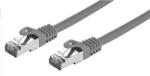 C-TECH UTP CAT7 Összekötő Szürke 1m CB-PP7-1 (CB-PP7-1)