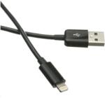 C-TECH USB Lightning Töltő/adat Fekete 1m CB-APL-10B (CB-APL-10B)