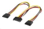 PremiumCord SATA táp Táp Mintás 20cm kfsa-21 (kfsa-21)