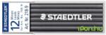 STAEDTLER Lumocolor lemosható jelölőkréta hegy fekete