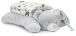 Lorelli Poffy Duo takaró 75x90cm párnával 45x30cm - White Grey Teddy Bear (3800166122250)