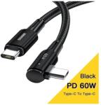 Essager Sunset USB-C / USB-C 2.0 3A 60W 2m hajlított kábel PES-035 (6975253971633)