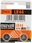 Maxell LR-44 alkáli gombelem (CR) 2db