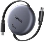 UGREEN USB-C behúzható visszatekerhető összekötő Fekete 1m SP113220 (SP113220)