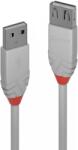 Lindy USB Hosszabbító Szürke 20cm 36710 (36710)