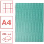 Esselte Colour Breeze spirálfüzet A4 kockás zöld (628477)