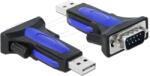 Delock USB Soros Átalakító Fekete 80cm 66280 (66280)