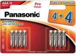 Panasonic Pro Power mikro ceruza elem (AAA) 8db (LR3PPG/8BW)