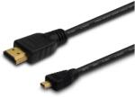 SAVIO HDMI Micro HDMI Átalakító Fekete 1m CL-39 (CL-39)