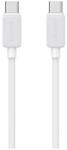 USAMS KY adatkábel Type-C - Type-C, 100cm, FEHÉR (SJ691USB02)