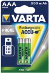 VARTA Phone power mikro ceruza akku (AAA) 550mAh 2db (58397101402)