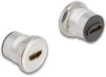 Delock HDMI 2.1 Toldó Fekete-Ezüst 3cm 88191 (88191)