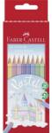 Faber-Castell Színes ceruza készlet hatszögletű 10 különböző pasztell szín (111211)
