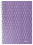 Esselte Colour Breeze spirálfüzet A5 vonalas 80 lap levendula (628474)