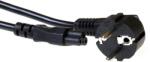 Act Connectivity 230V Schuko Táp Fekete 3m AK5024 (AK5024)
