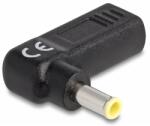 Delock Laptop töltőkábel adapter USB Type-C anya - Samsung 5.5 x 3.0 mm apa 90° fokban hajlított (60013)