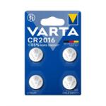 VARTA gombelem CR2016, lítium, 4db/csomag (6016101404)