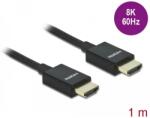 Delock HDMI 2.0 Összekötő Fekete 1m 85384 (85384)