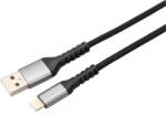  USB Lightning Töltő/adat Fekete 1.5m 5999574480071 (5999574480071)