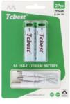 Tcbest Újratölthető R6 ceruza akku (AA) 750mah 2db