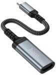 hoco. adapter kábel Type-C - HDMI aljzat 4K 20cm sötétszürke UA43A (UA43A)