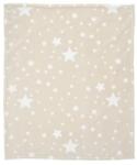 Lorelli Polár takaró 85x100 cm - Beige Stars (3800166112992)