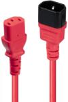 Lindy IEC Táp Piros 1m 30477 (30477)