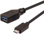 Roline USB 3.1 Type C USB 3.0 Átalakító Fekete 15cm 11.02. 9030 (11.02.9030)