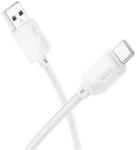 hoco. X113 adatkábel (USB - Type-C, 3A, gyorstöltő, 100cm) FEHÉR (X113_USB_C_W)