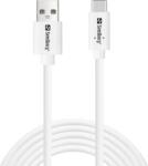 Sandberg USB 2.0 Type C Átalakító Fehér 2m 336-14 (336-14)