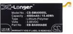 Cameron Sino Samsung A9 (2016) CAMERON SINO Li-Polymer akku 3.85V/4000mAh, Samsung EB-BA900ABE kompatibilis, FEKETE (CS-SMA900SL)