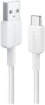 Anker 322 USB-A USB-C fonott kábel 0.9m fehér A81H5G21 (A81H5G21)
