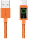 USAMS U92 adatkábel USB - Type-C 18W gyorstöltő 120cm NARANCSSÁRGA SJ772USB02 (SJ772USB02)